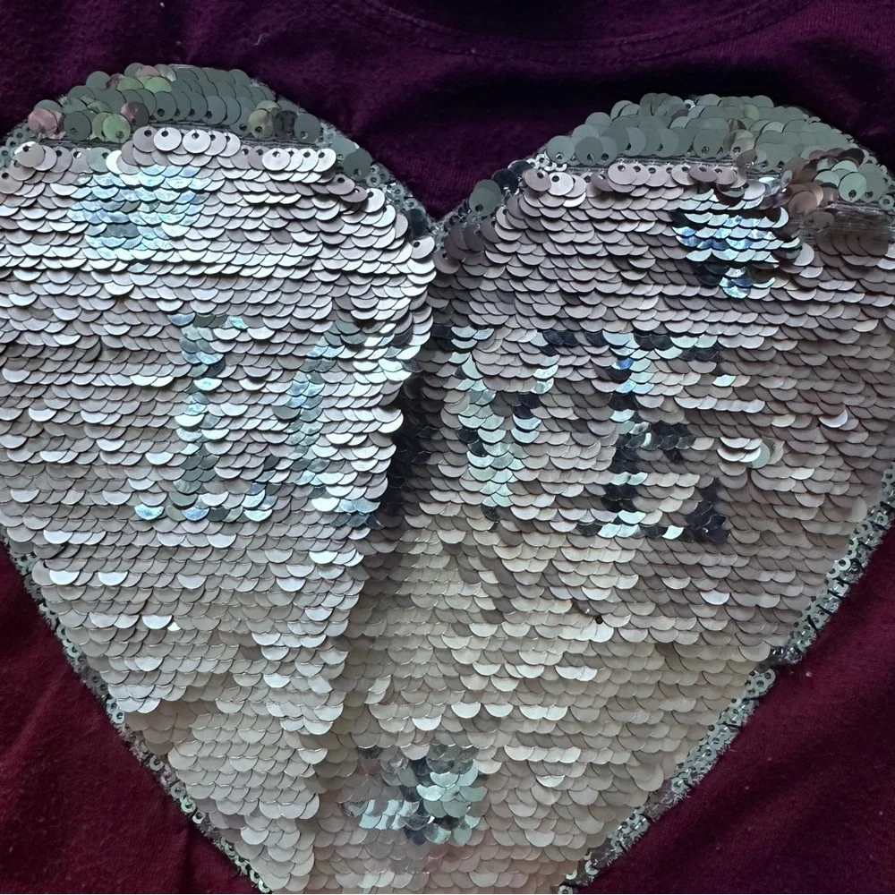 KMLA Sequin Heart Tee